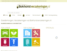 Tablet Screenshot of bokhorstverzekeringen.nl